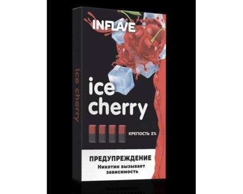 Купить Картриджи Feel the Flavor Ice Cherry (Inflave Juul Ледяная Вишня) по оптовой цене